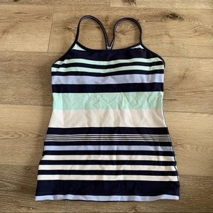 Lululemon striped Y tank top (size 6)